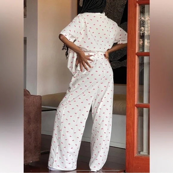 Beginning Boutique Cherry print pajamas - Picture 5 of 5